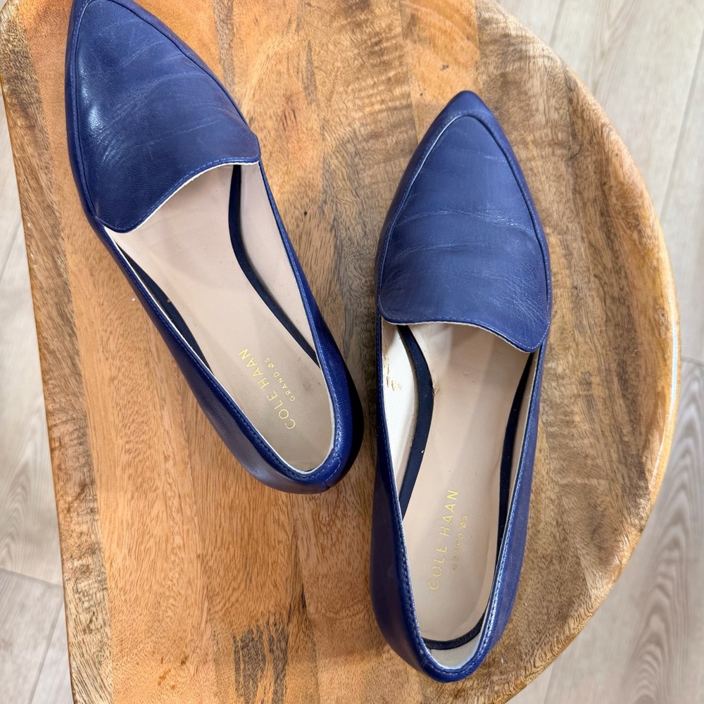 Cole Haan Women's Navy Loafers